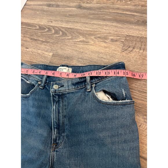 Abercrombie & Fitch Women's 90's Straight Ultra High Rise Jeans - Picture 8 of 10